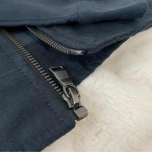 Banana Republic Navy Suede Jacket (Men’s Size M) - Picture 5 of 6